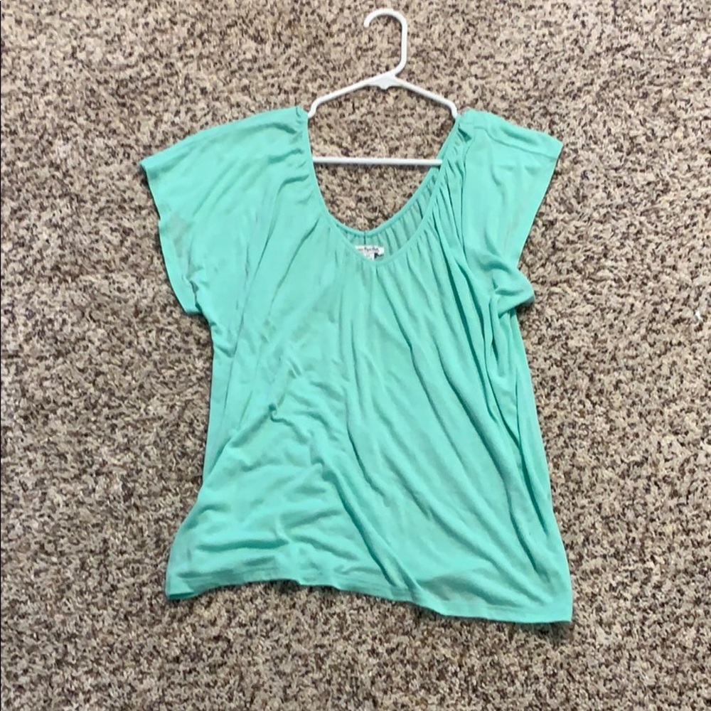 Teal blouse
